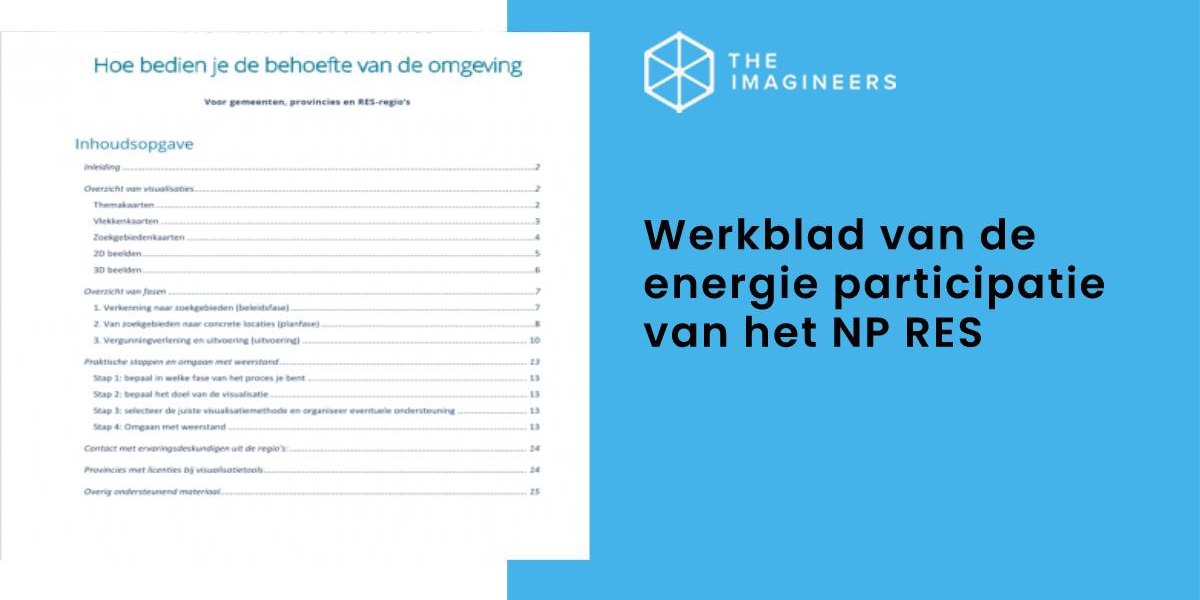Werkblad energie participatie