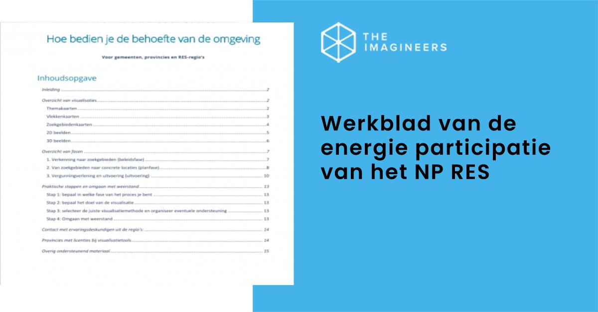 Werkblad energie participatie
