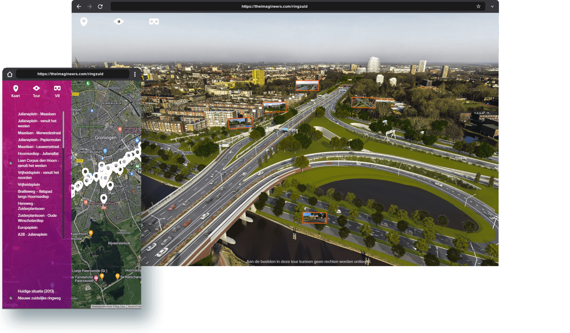 Ring Zuid gebiedsontwikkeling Groningen