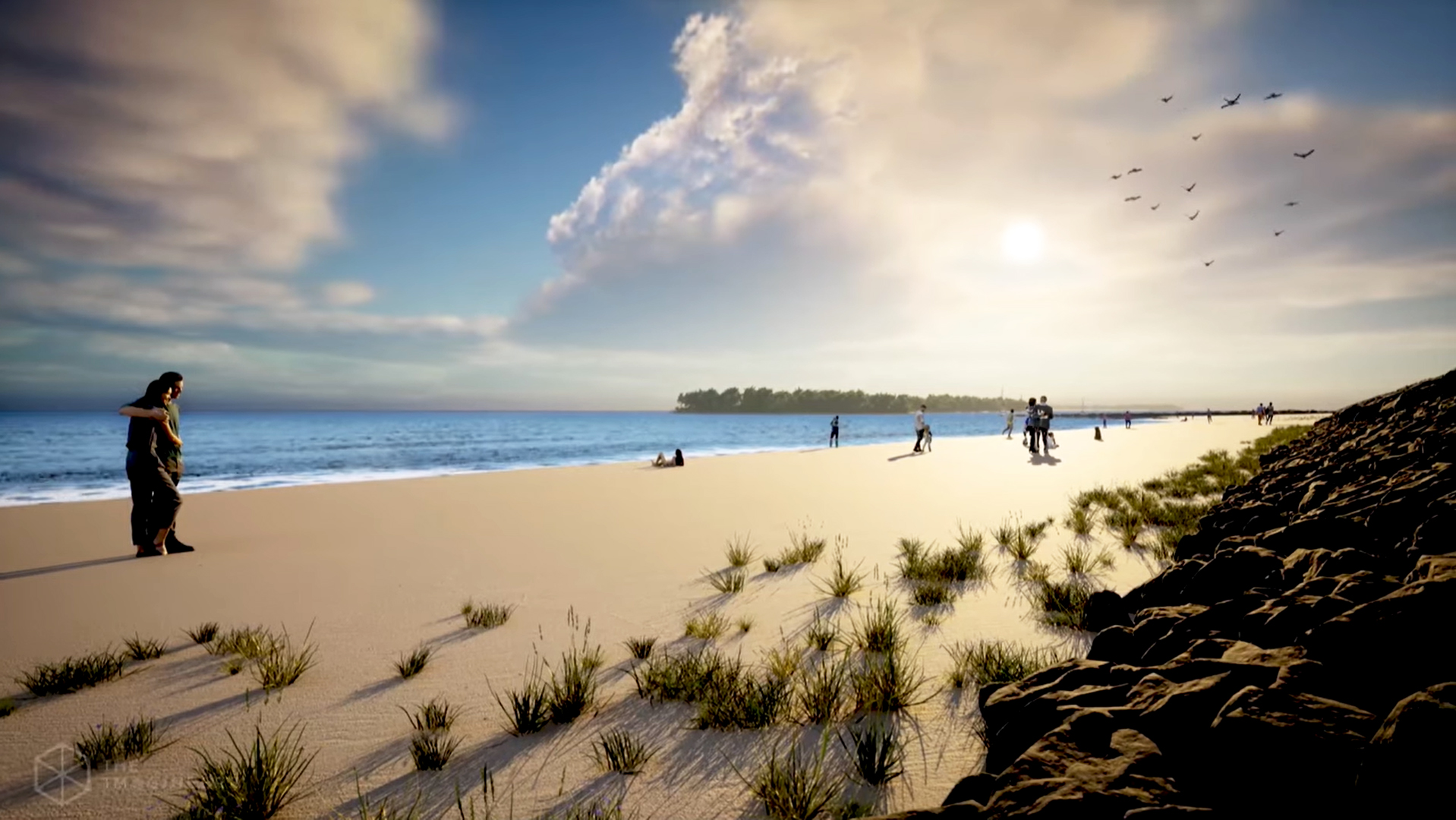 Visualisatie Buitendijks plan