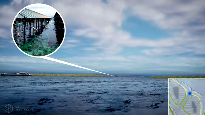 Visualisatie Buitendijks plan